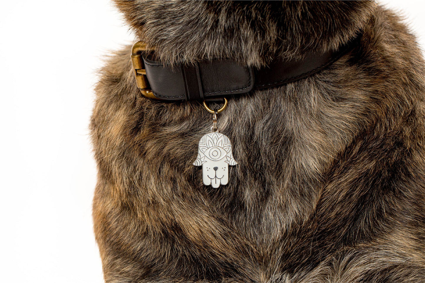 Hamsa ( Silver and White )
