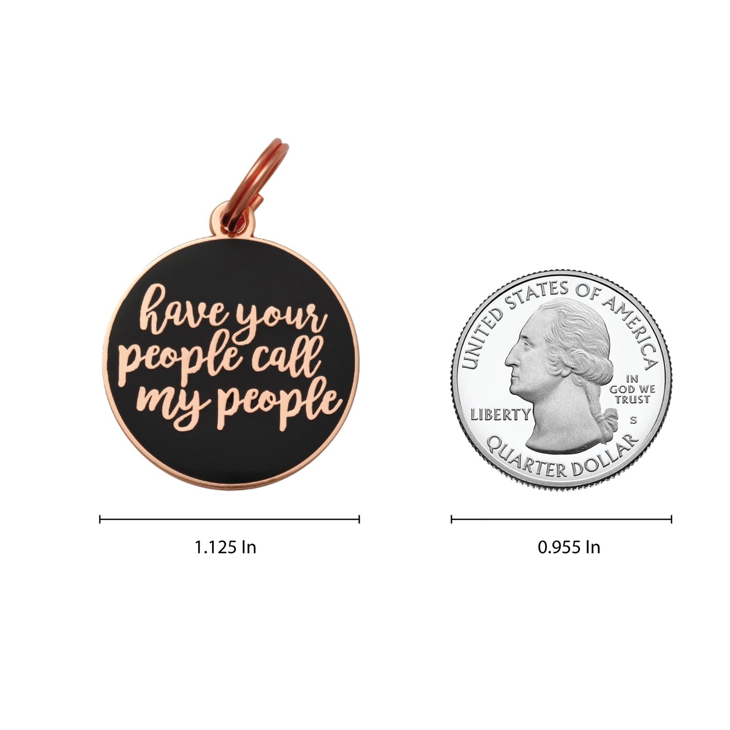 Have your People (Rose Gold & Navy)