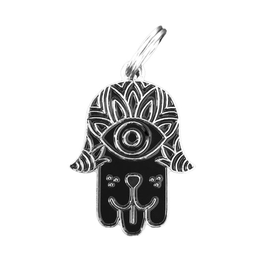 Hamsa (Silver-Black)