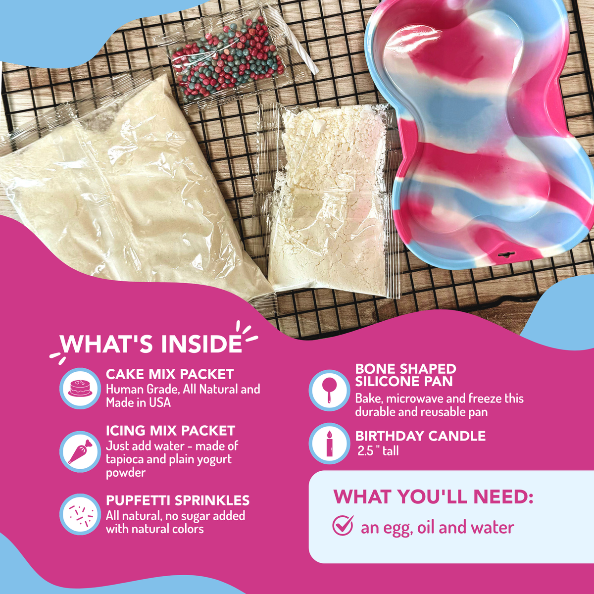 Dog Birthday Cake Kit