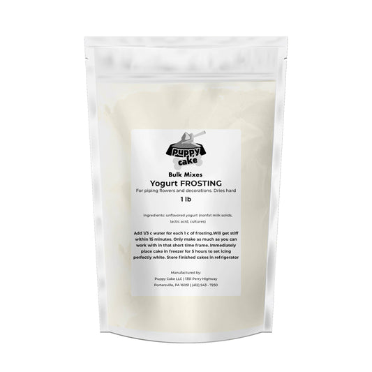 Bulk Yogurt FROSTING - decorations, piping & flowers - 1 lb.