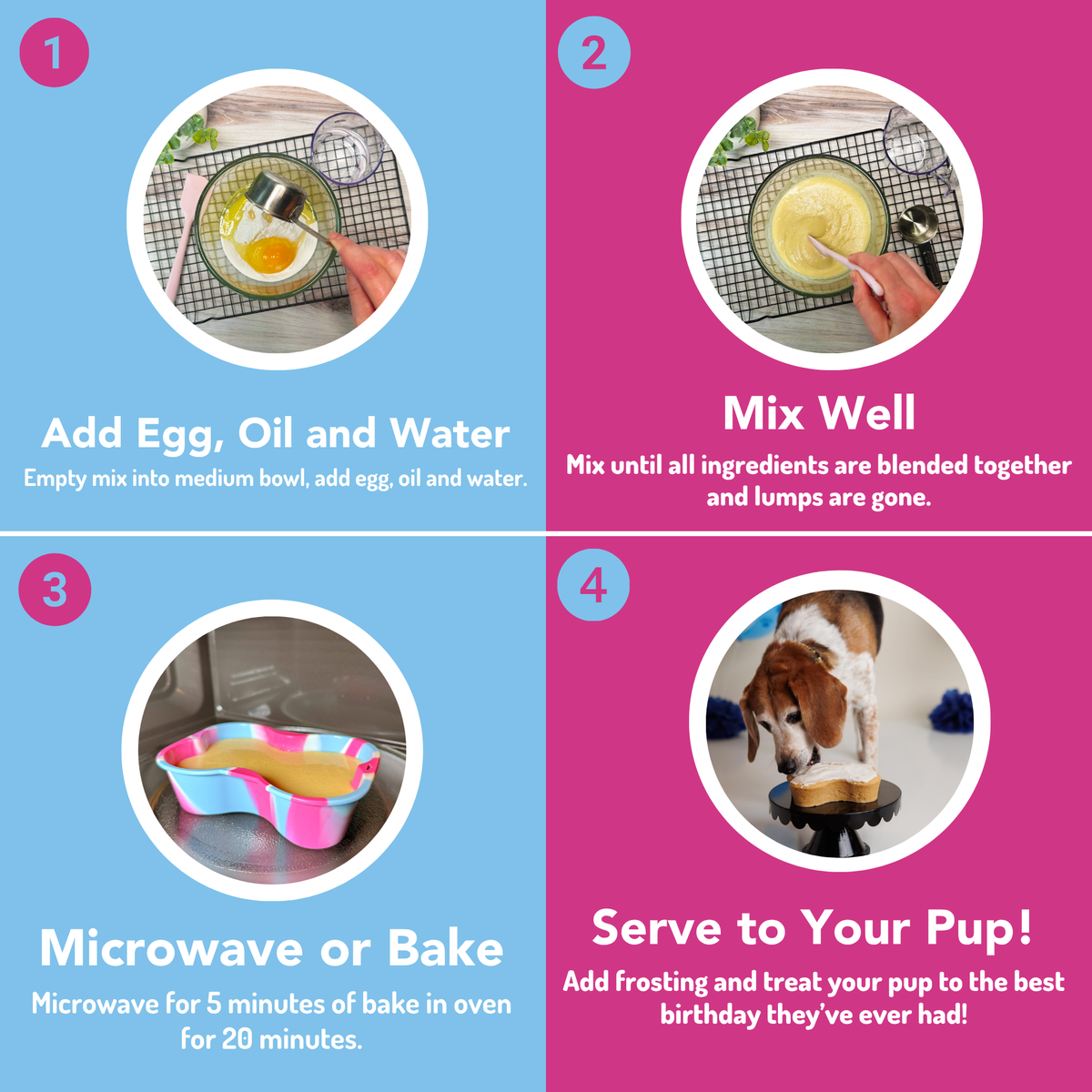 Dog Birthday Cake Kit
